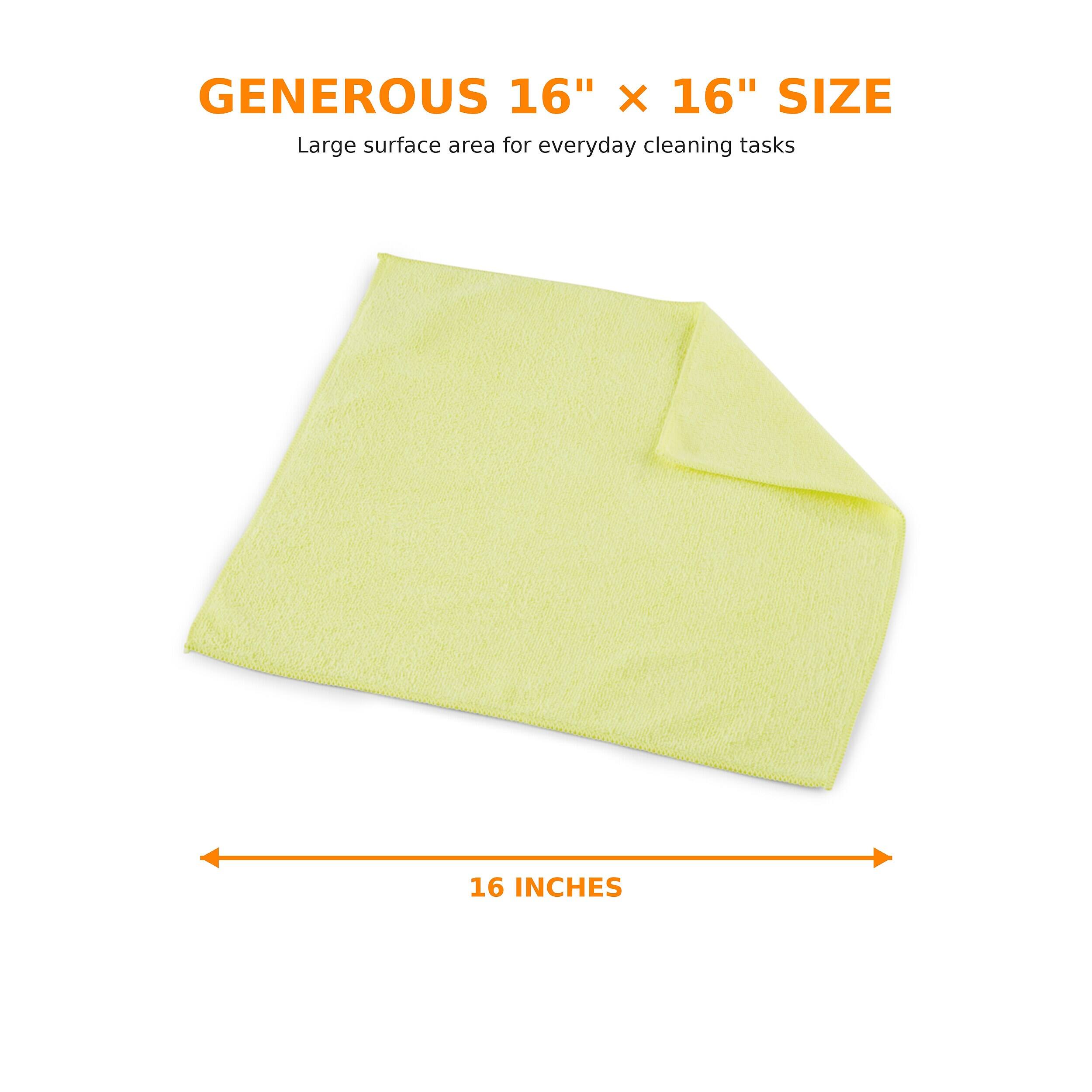 GENEROUS 16" X 16" SIZE  
Large surface area for everyday cleaning tasks  

16 INCHES