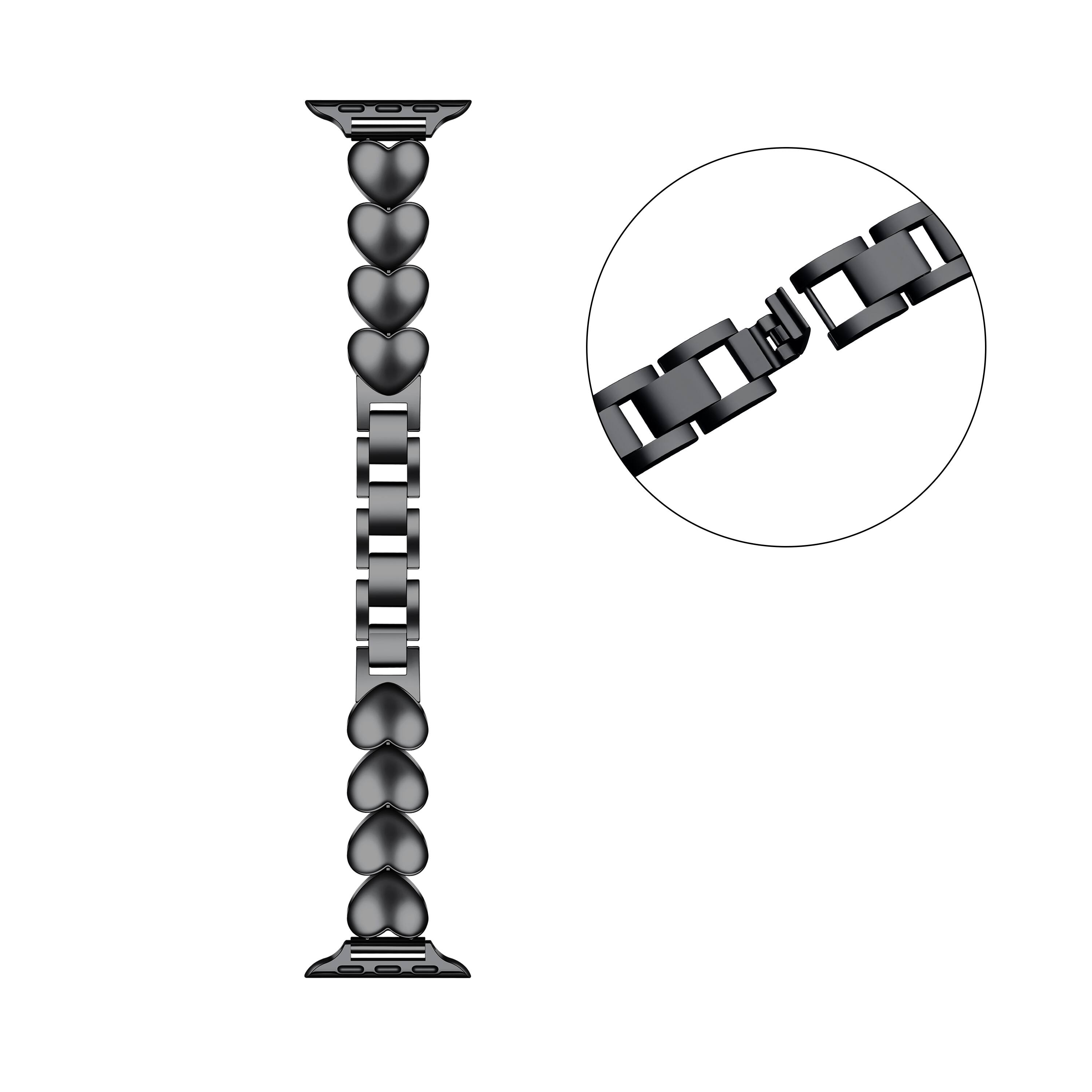 Alt View 1. Posh Tech - Aphrodite Band for Apple Watch - Black.