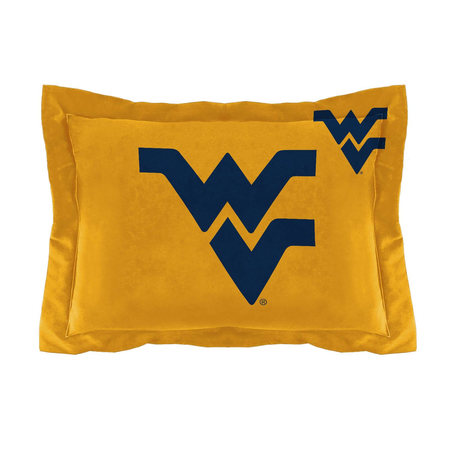 Left. Sweet Home Collection - NCAA West Virginia Mountaineers Comforter & Sham Set- Full/Queen - Multicolored.