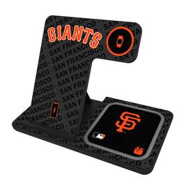 Keyscaper - San Francisco Giants 3-In-1 Wireless Charger - Multicolor