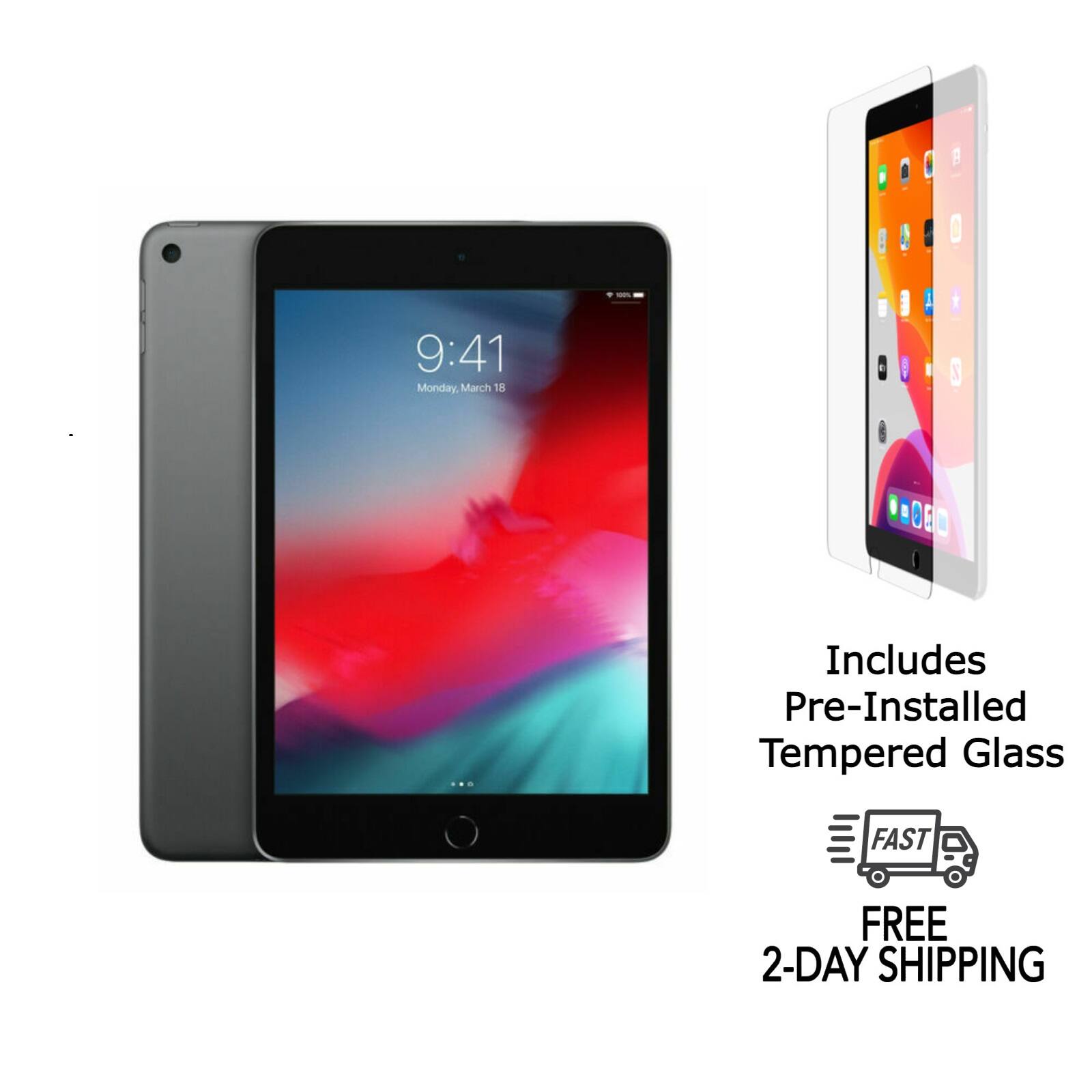Apple Refurbished Excellent iPad Mini 5 A2133 (WiFi) 64GB w/ Pre