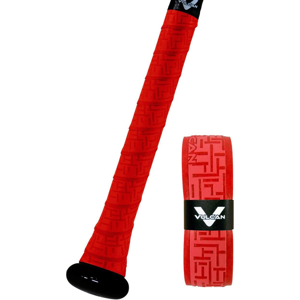 Vulcan - Solid Series 0.5mm Advanced Polymer Bat Grip Tape Wrap - Bright - Red price history on PriceWatchPro