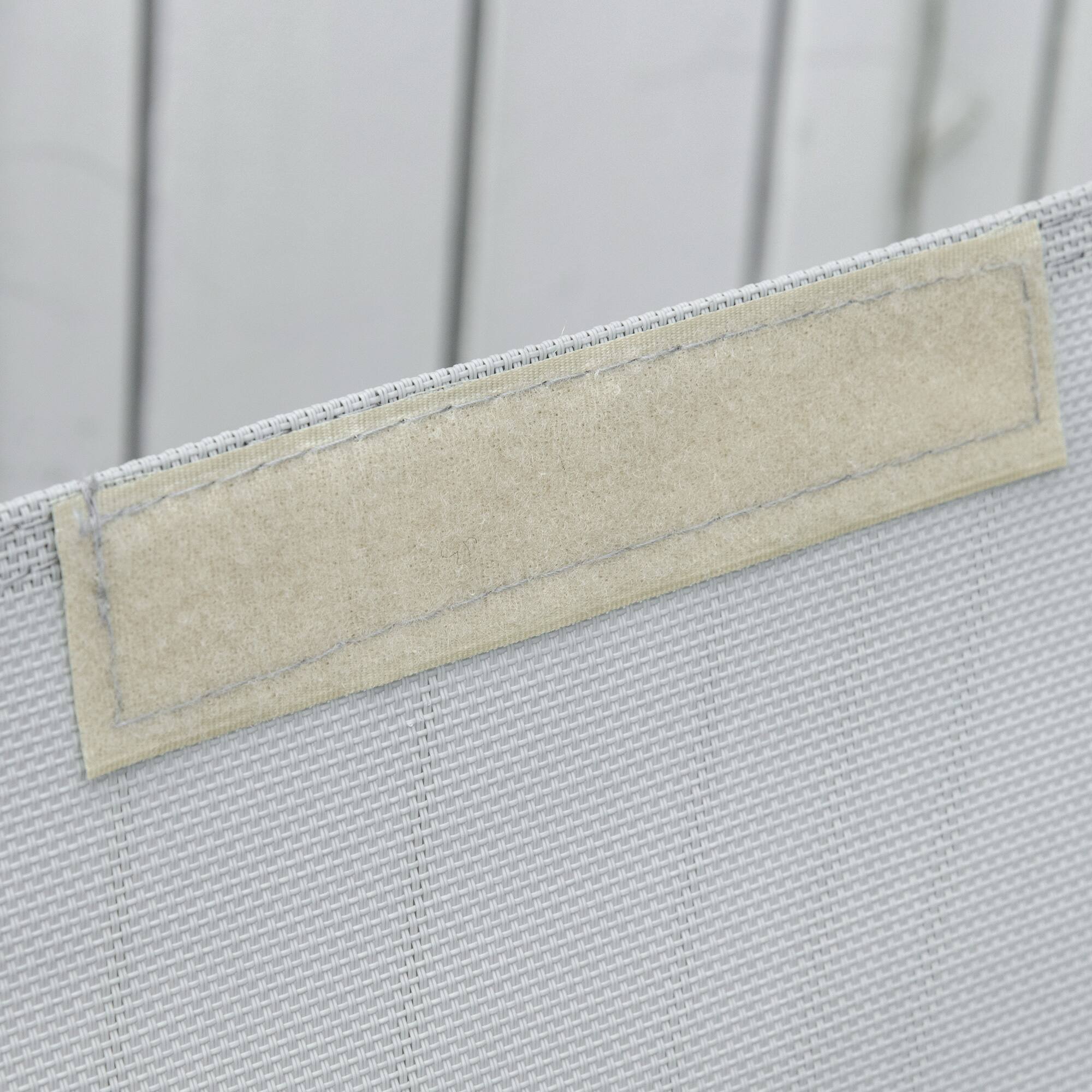 Alt View 4. Outsunny - Pool Lounger, Outdoor Rocking Lounge Chair for Sunbathing, Pool, Beach, Porch with Pillow and Cool Mesh - Gray.