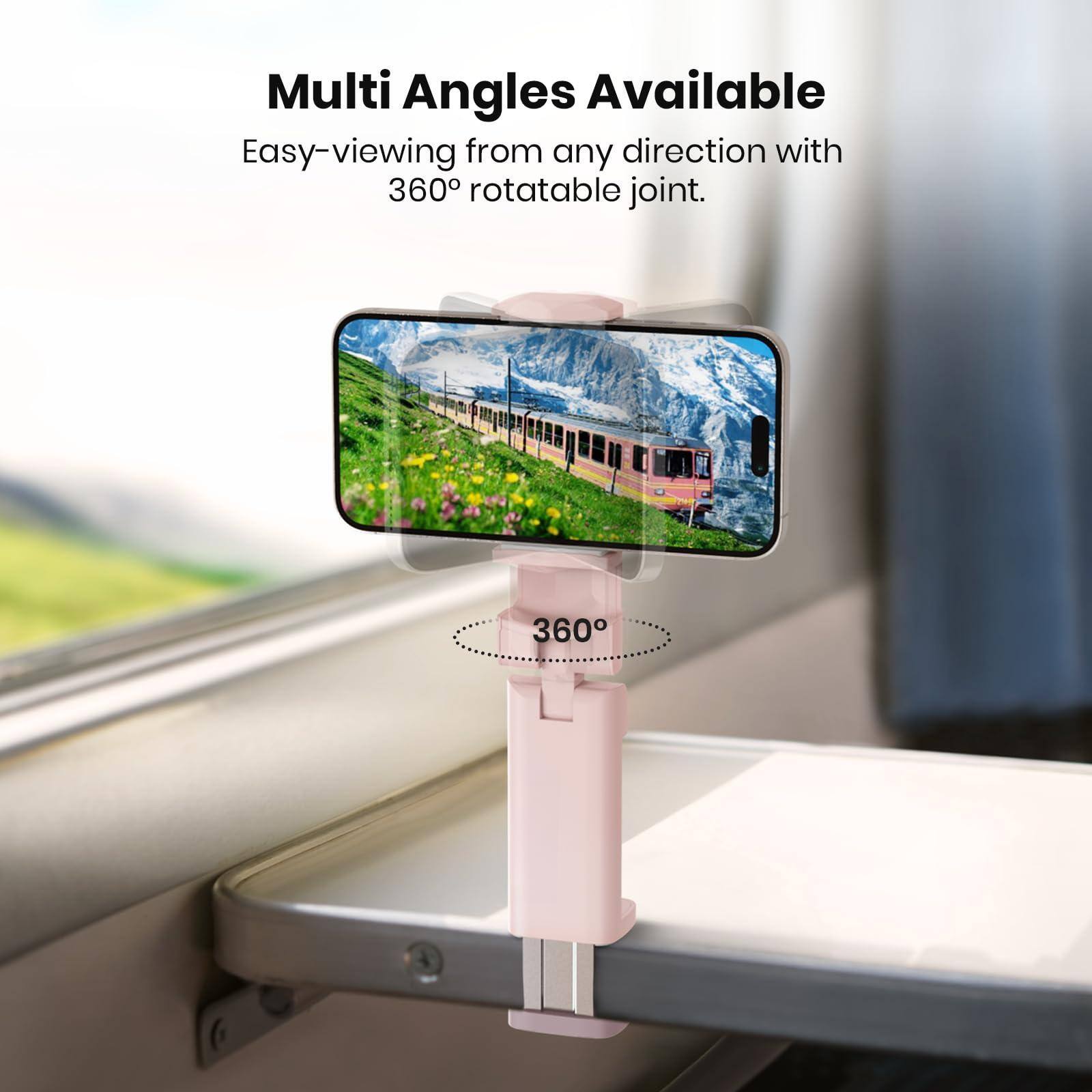 Multi Angles Available  
Easy-viewing from any direction with 360° rotatable joint.