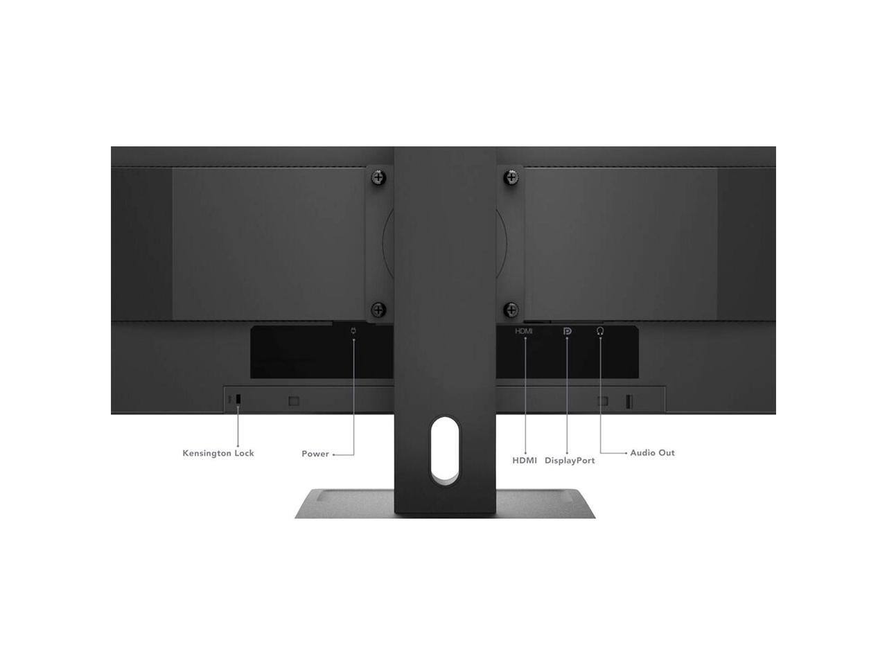 HOMI P C Kensington Lock Power HDMI DisplayPort Audio Out