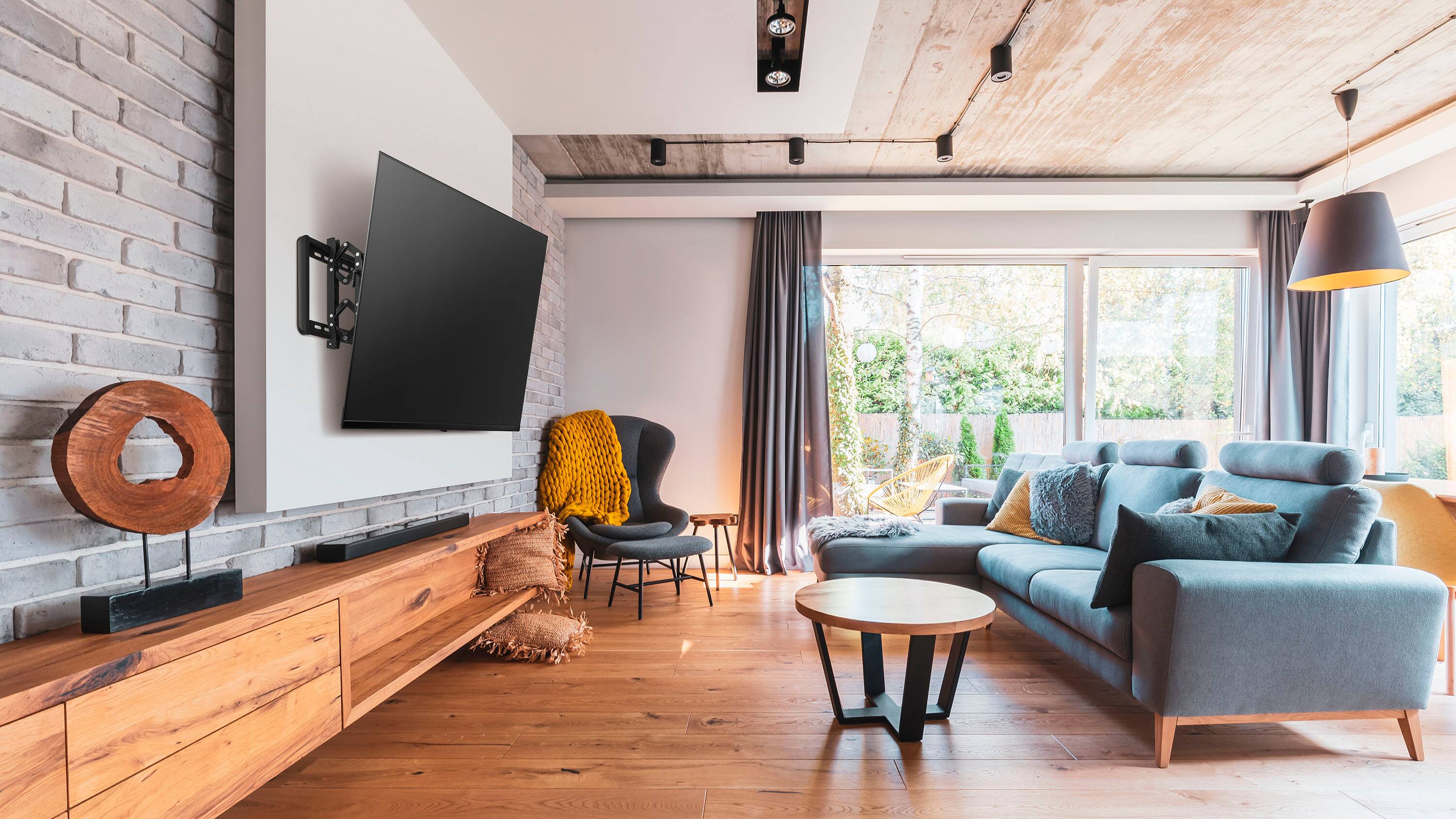 Alt View 1. Rocketfish™ - Extending Tilt TV Wall Mount for Most 50–100 in. TVs - Black.