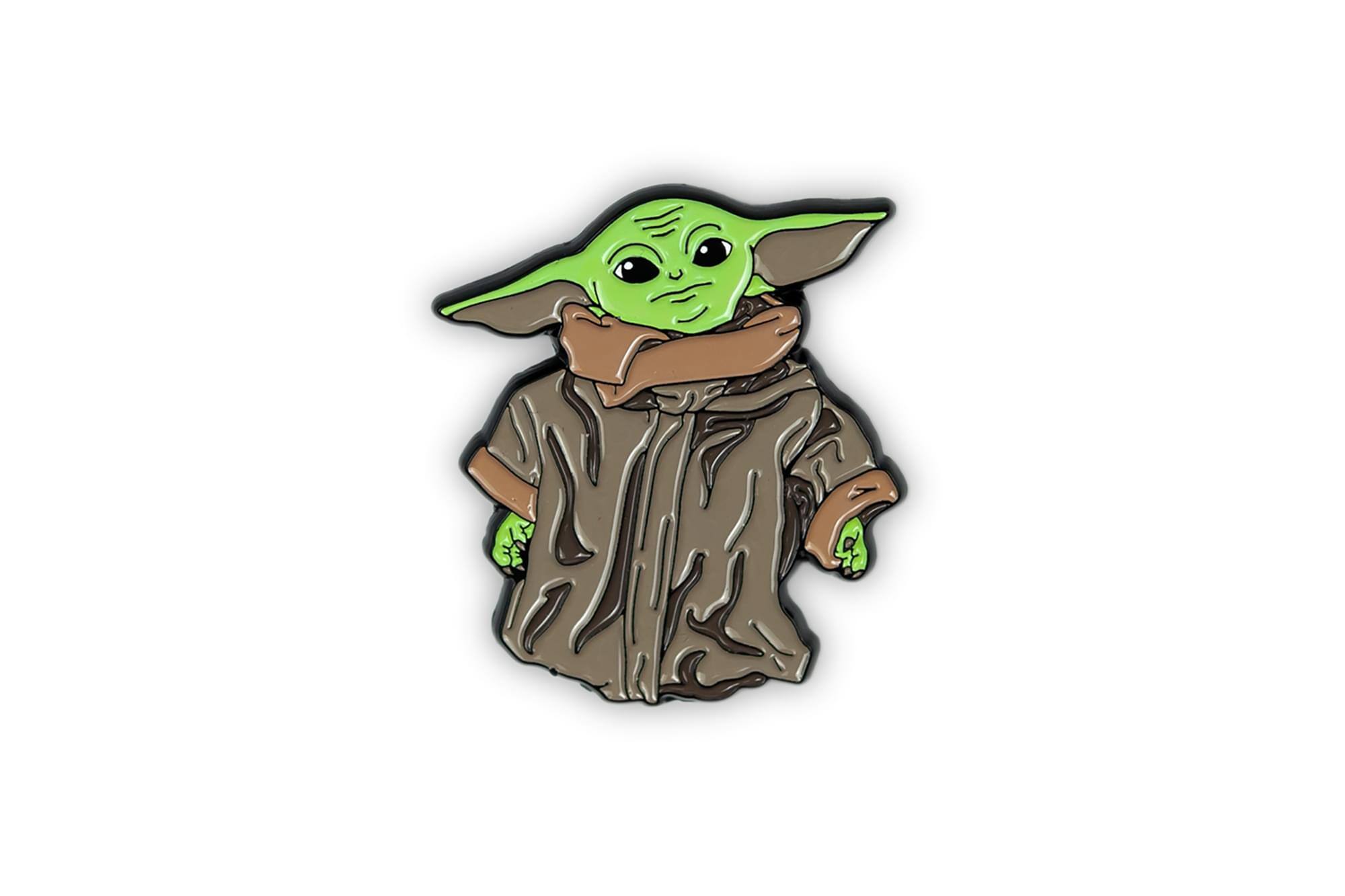 Alt View 1. Star Wars - Star Wars: The Mandalorian The Child Collector Pin | Curious Baby Yoda Standing - Green.