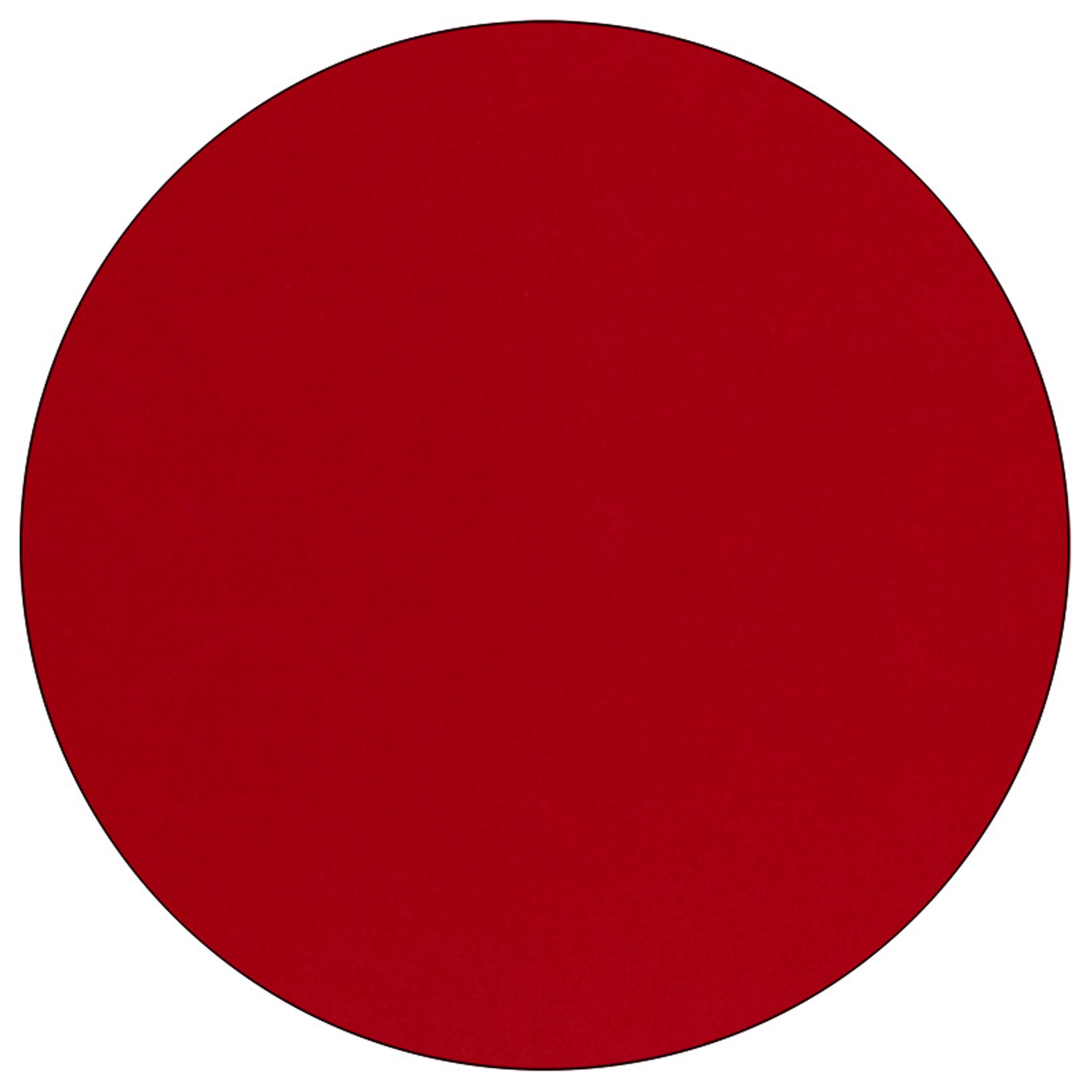 Alt View 2. Emma + Oliver - Mobile 42" Round Laminate Adjustable Activity Table - Red.