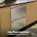 KitchenAid Fully Flush Installation with Hidden Hinges for a built-in look