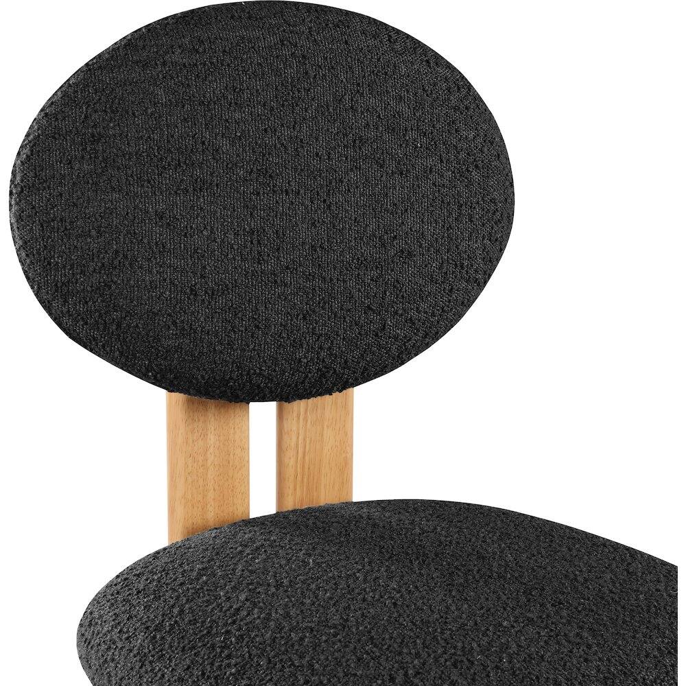 Alt View 4. Meridian Furniture - Napa Black Dining Chair, Set of 2 - Black.