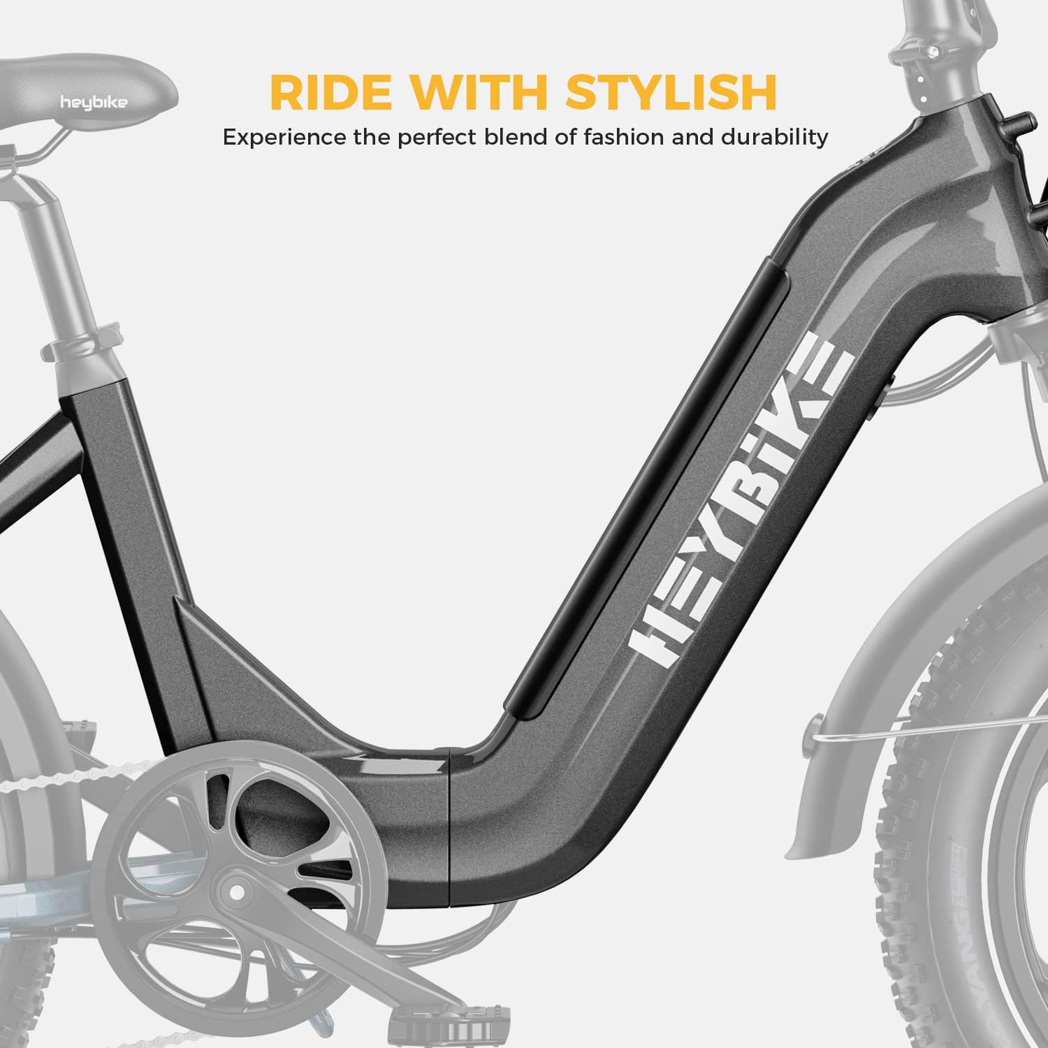 Heybike Ride with Stylish Experience the perfect blend of fashion and durability Heybike