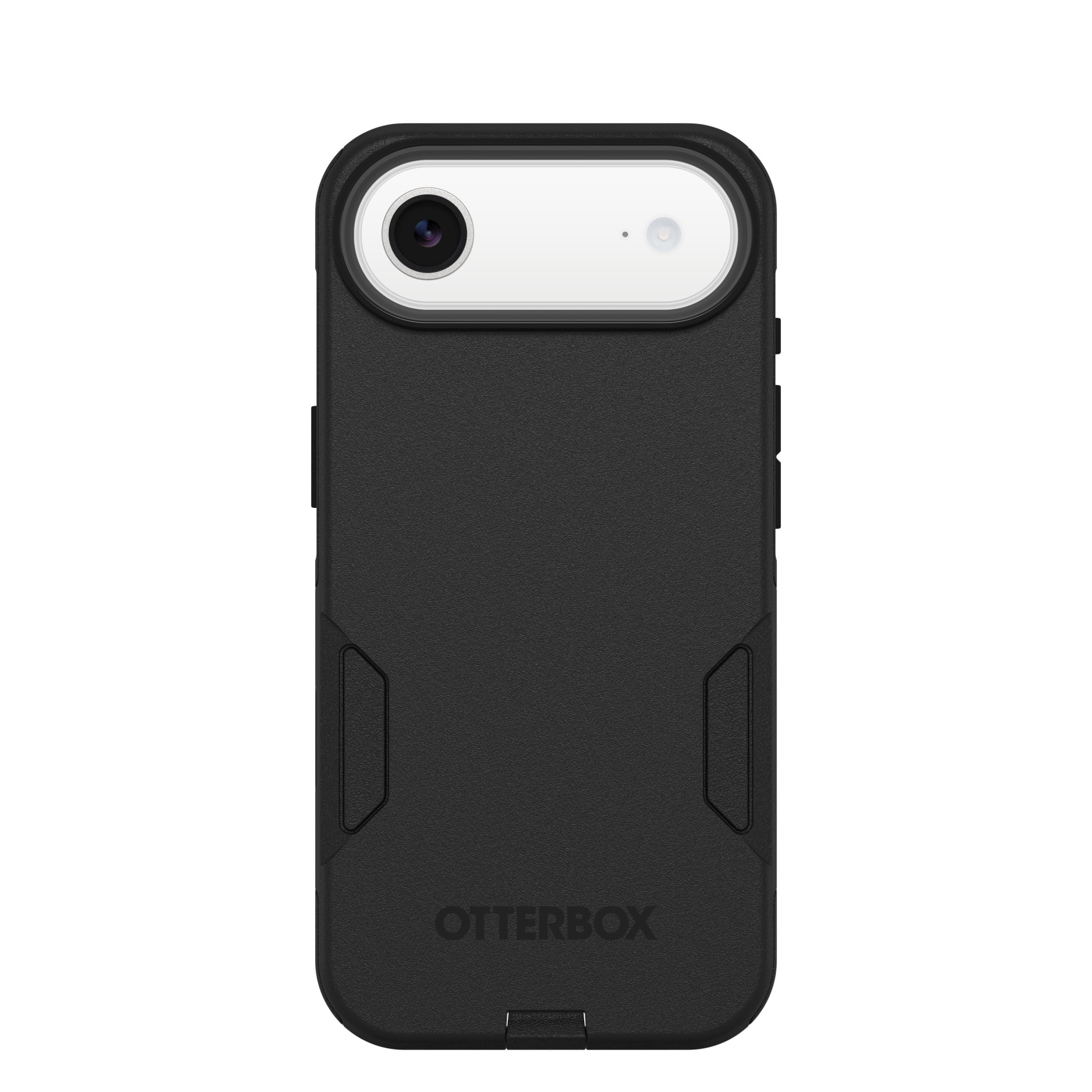 Front. OtterBox - Commuter Series Hard Shell for iPhone Air - Black.