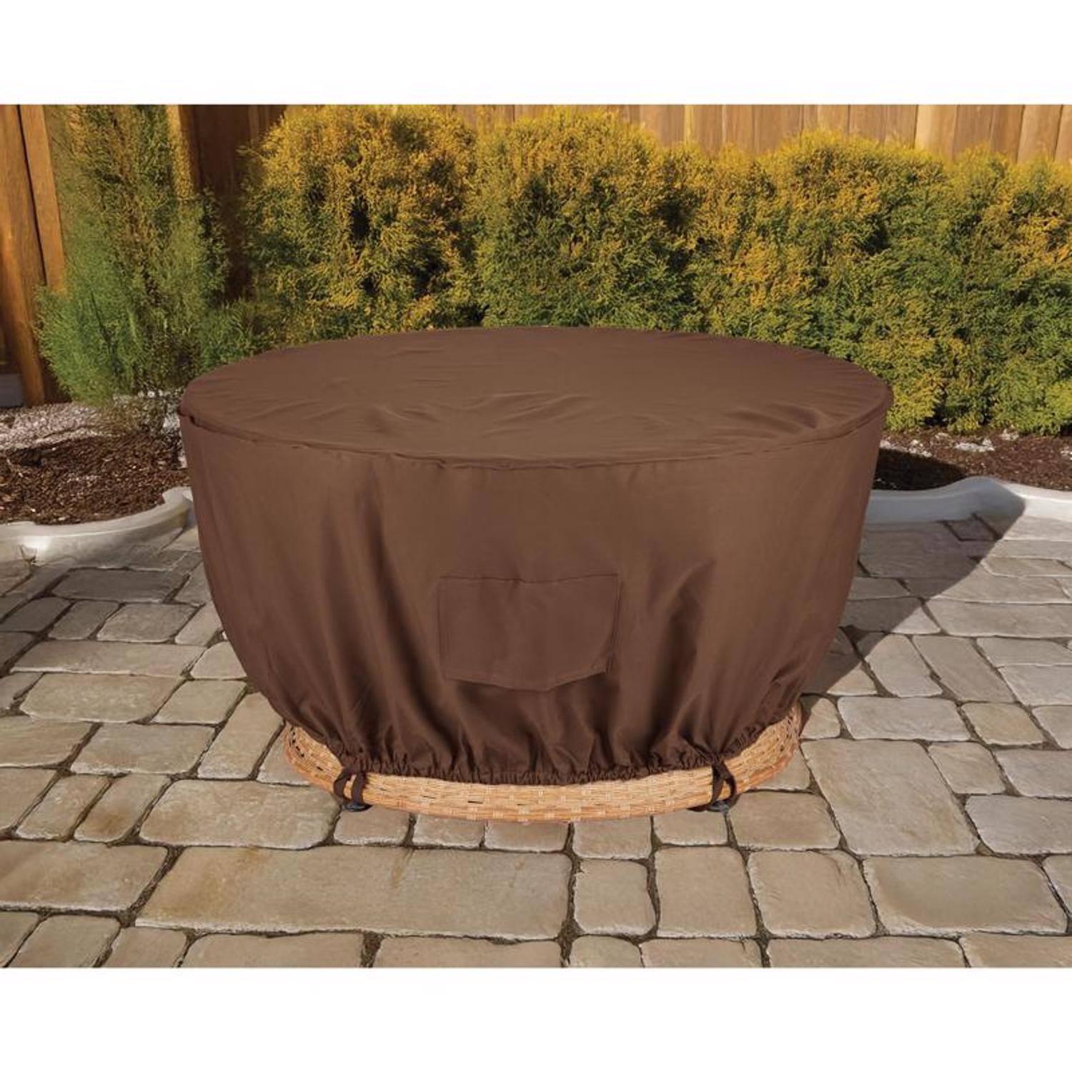 Left. Living Accents - Living Accents Polyester Table Cover.