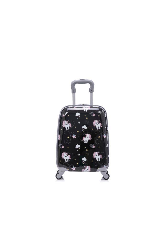 Back. BreeBe - Luggage set PC material four piece travel luggage set, with rotating wheels and a sense of technology - Red, Black.