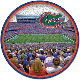 WinCraft - Florida Gators Round 500-Piece Puzzle - Multicolor