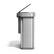 Alt View 4. simplehuman - 58L sensor recycler with voice and motion control, brushed stainless steel - Brushed.