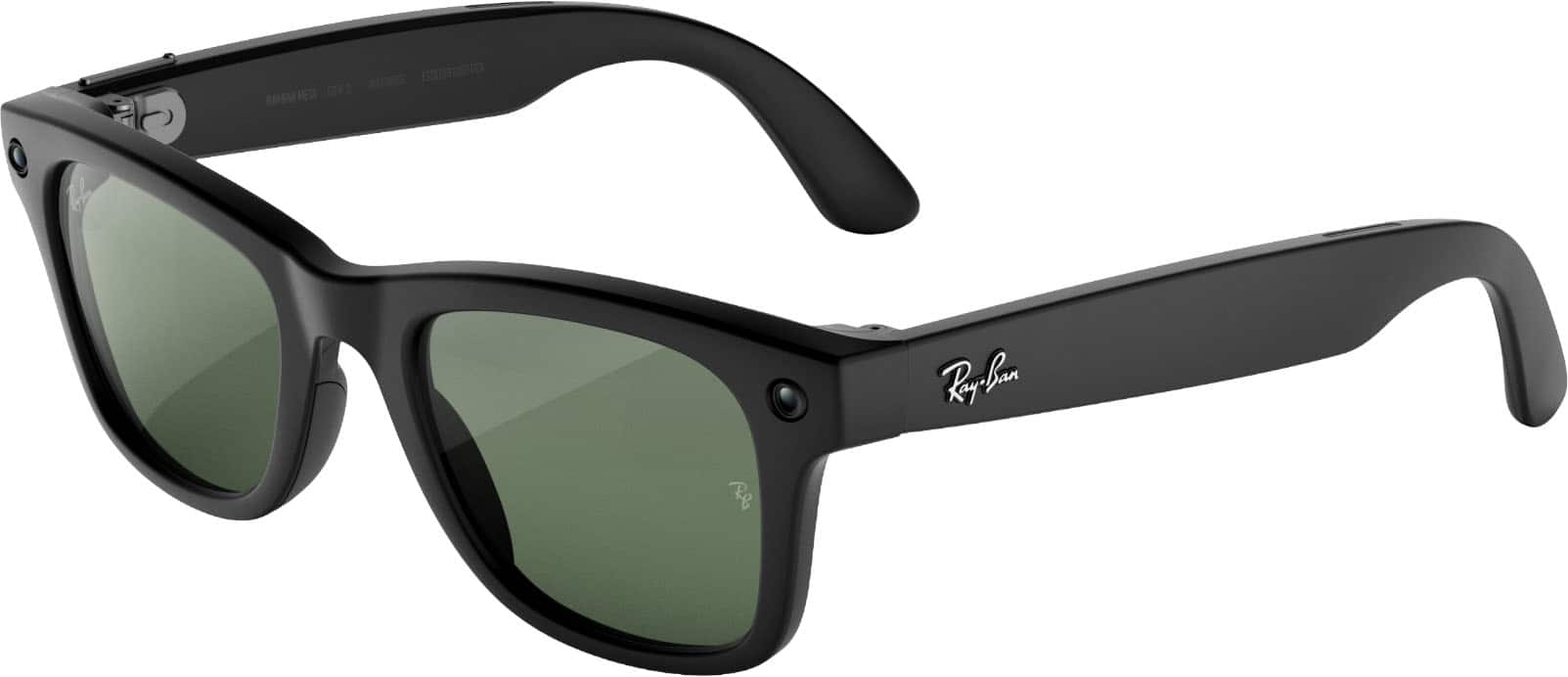Ray-Ban Meta - (Gen 3) Wayfarer Large - AI Glasses with Camera - Transitions Graphite Green - Matte Black