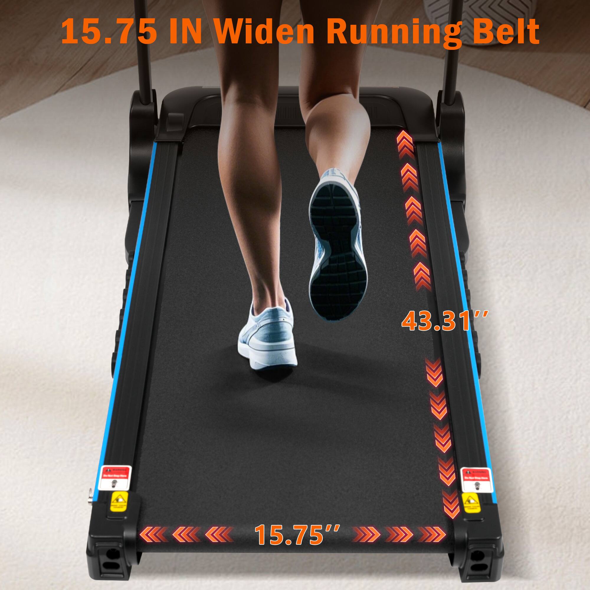 15.75 IN Widen Running Belt  
43.31"  
15.75"