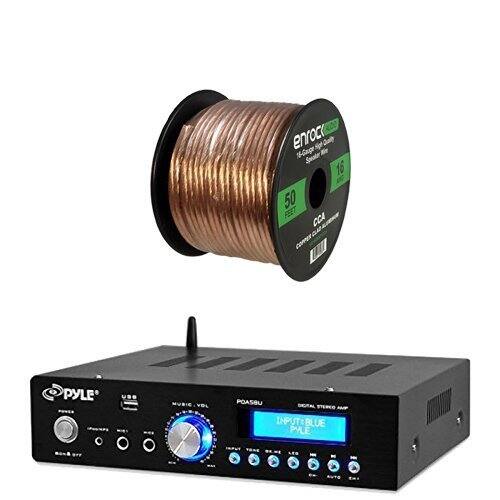 enroc Sp dut 16-Gauge 50 FEET CCA CA corPeR PYLE .. POASBU INPUT:BLUE INPU BLUE PYLE