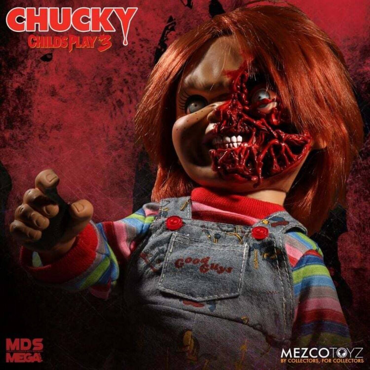 CHUCKY  
CHILD'S PLAY 3  

MDS MEGA  

MEZCOTOYZ  
BY COLLECTORS, FOR COLLECTORS