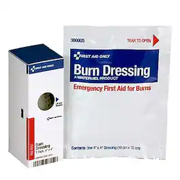 SmartCompliance - First Aid Only Burn Dressing, 4" x 4" (FAE-7012) - Multicolor