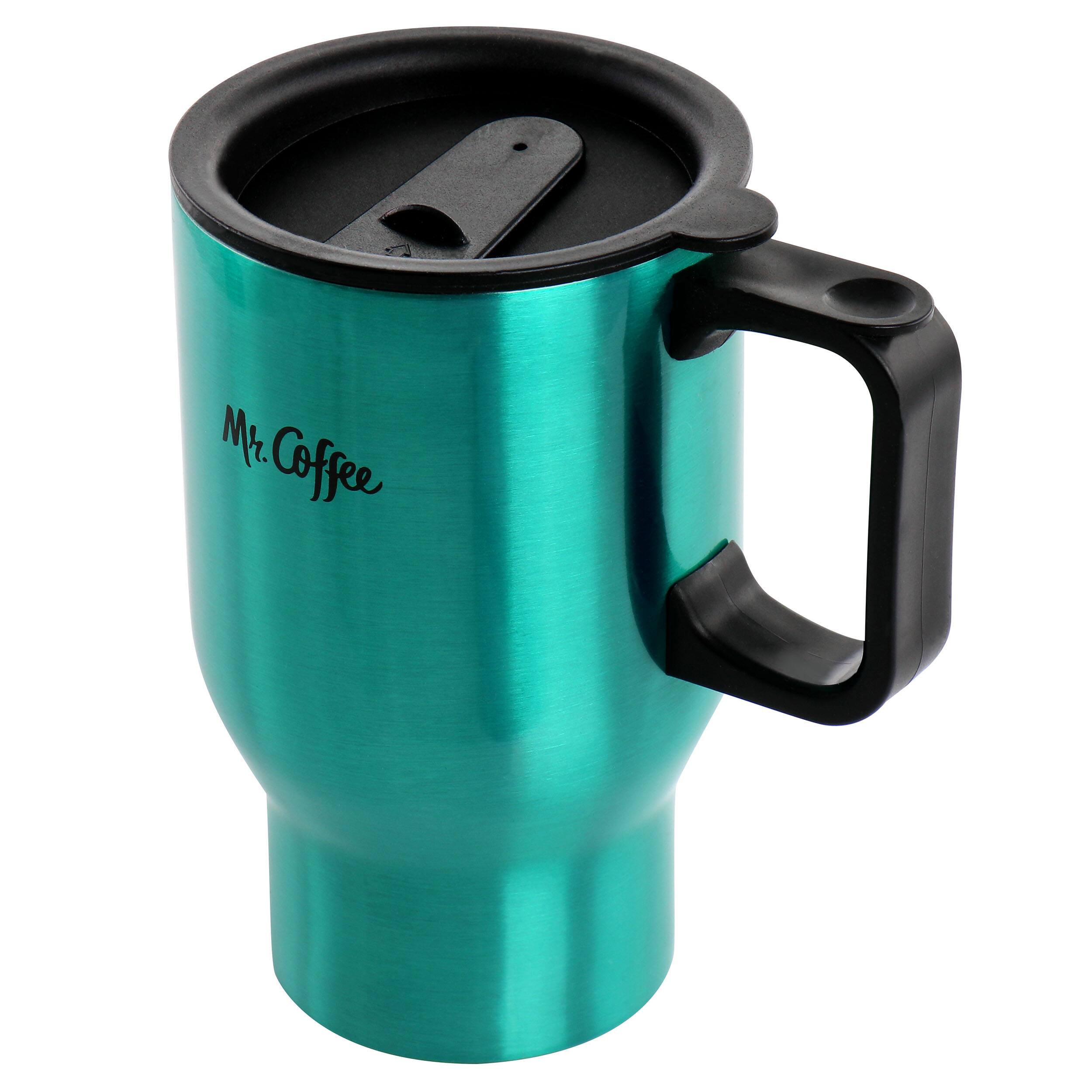 Alt View 1. Mr. Coffee - Mr. Coffee Javelin 2 Piece Thermal Bottle and Travel Mug Set in Emerald Green - Green.