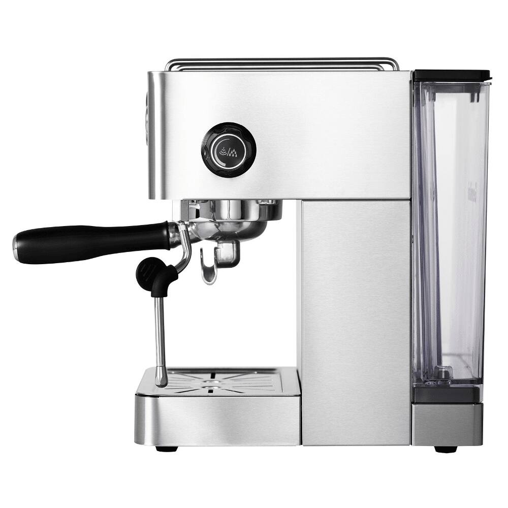 Alt View 8. Plum Chef - Semi-Automatic Espresso Machine 15 Bar 1500W Coffee Maker - Stainless Steel.