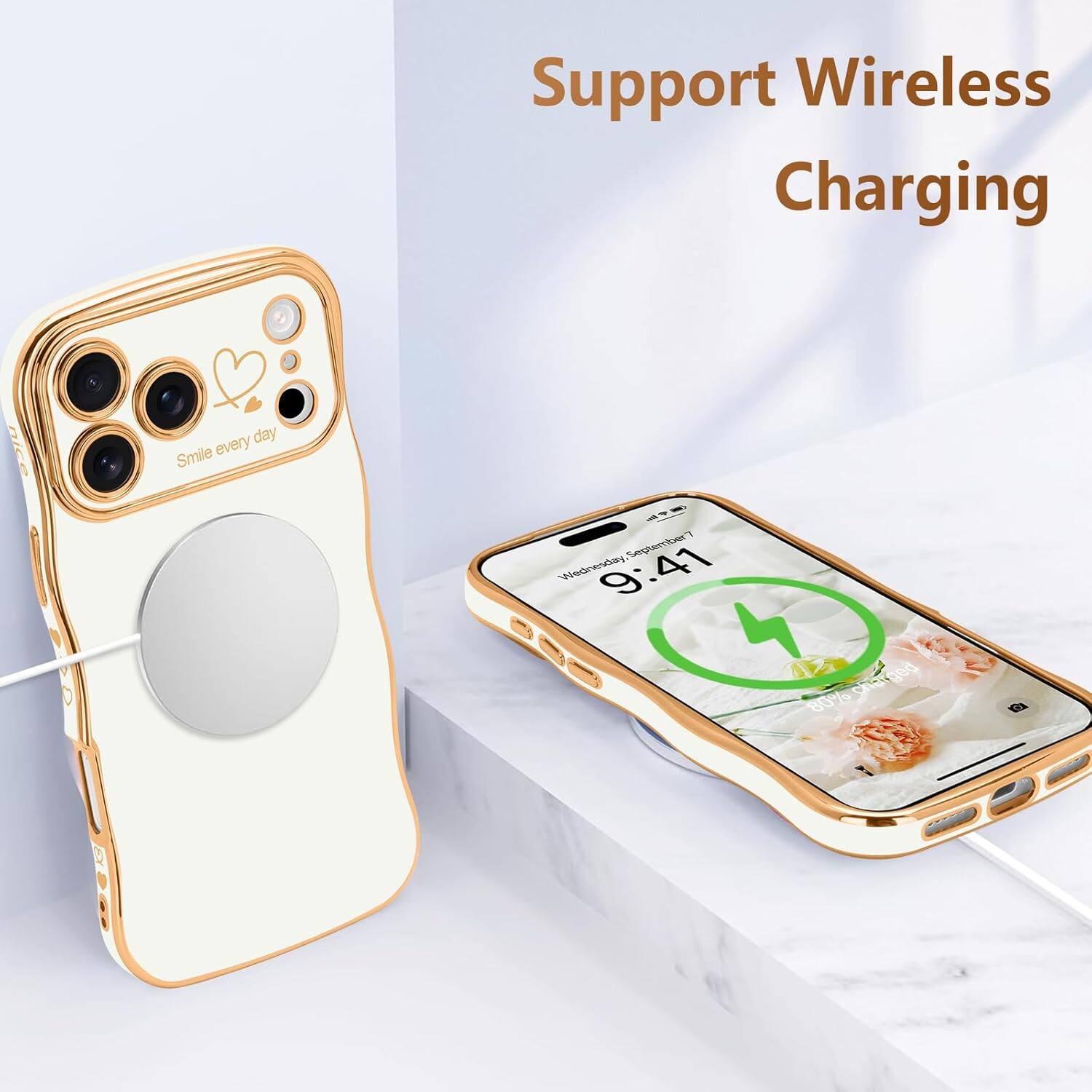 Support Wireless Charging

Smile every day

Wednesday 9:41
80% charged