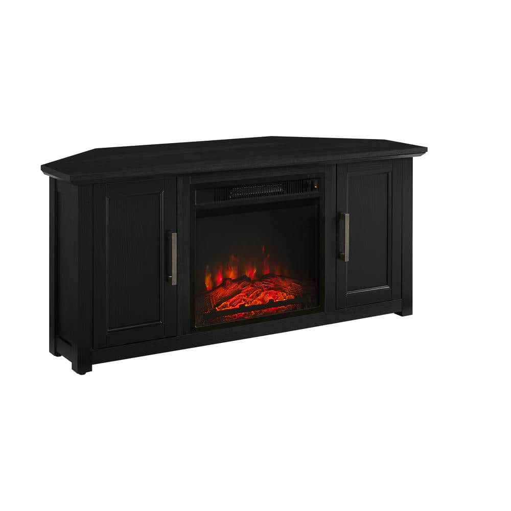 Crosley Furniture - Camden Corner Fireplace Tv Stand For 50+ Inch Tv - Black