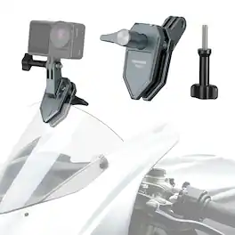 Neewer - Motorcycle Windshield Clamp Mount for Action Cam, 3‑Prong & 1/4", AC032