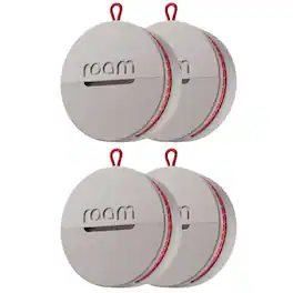 Roam smart tracker - – No Subscription, Waterproof | Apple & Android | 4-Pack, Grey - Gray