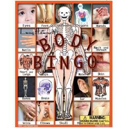 Lucy Hammett Games - Lucy Hammett Body Bingo Anatomy Game Learn Body Parts for Kids, Students & Classrooms
