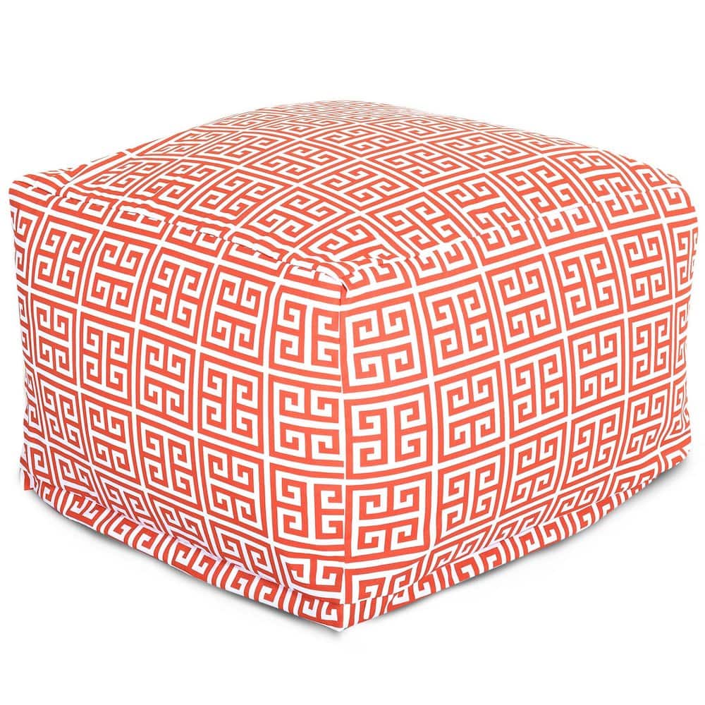 Majestic Home - Ottoman Pouf Towers - Orange