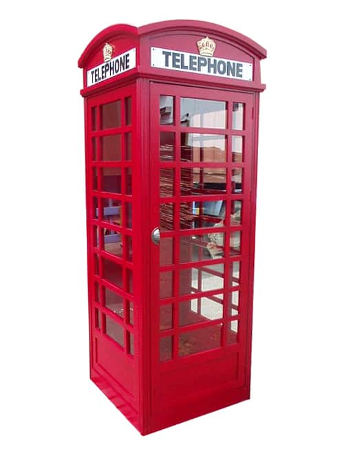 Dart - Big London Telephone Booth - Wood