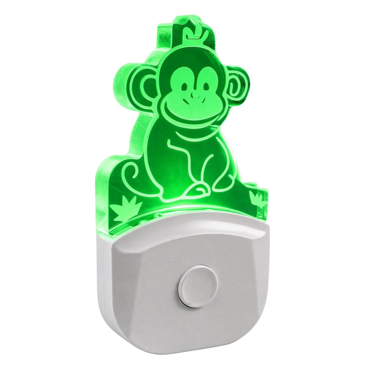Alt View 6. MOBI - MOBI WallMate Plug-In Nightlight Safari Themed - Monkey.