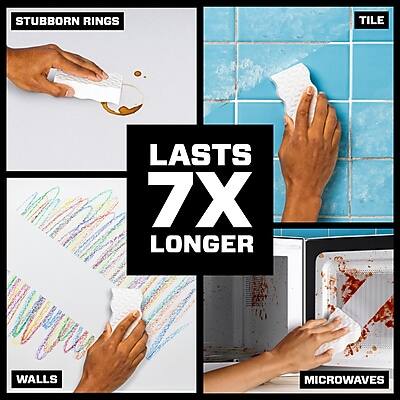 STUBBORN RINGS  
TILE  
LASTS 7X LONGER  
WALLS  
MICROWAVES