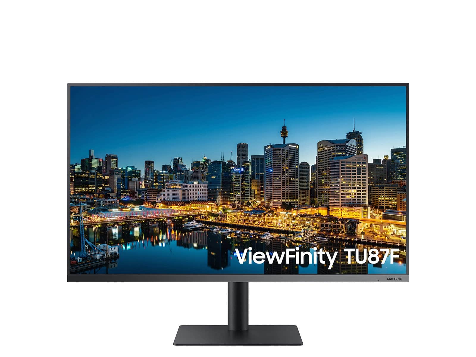 Samsung - ViewFinity 32" TU874 LED UHD Monitor (HDMI, USB, Thunderbolt) - Black - Front_Zoom