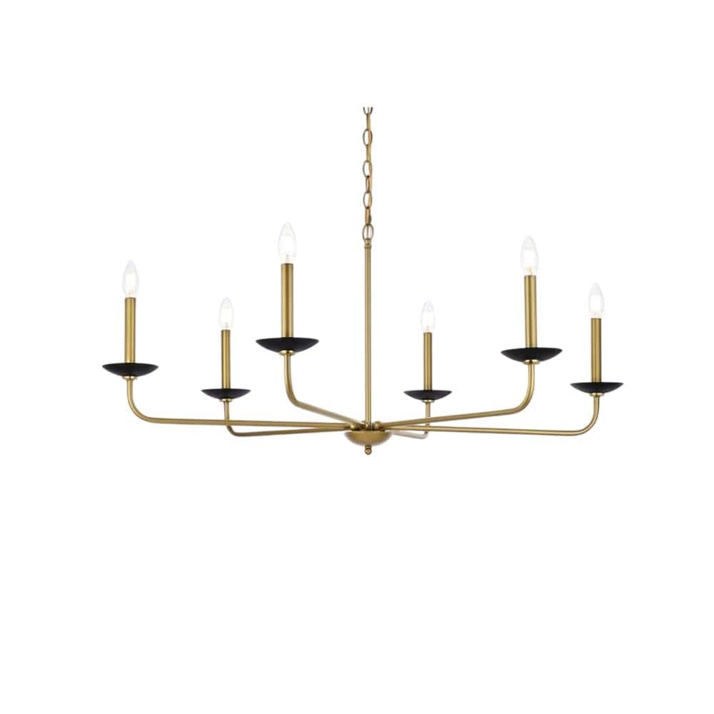 Living District - Cohen 42 inch pendant in - Black And Brass price history on PriceWatchPro