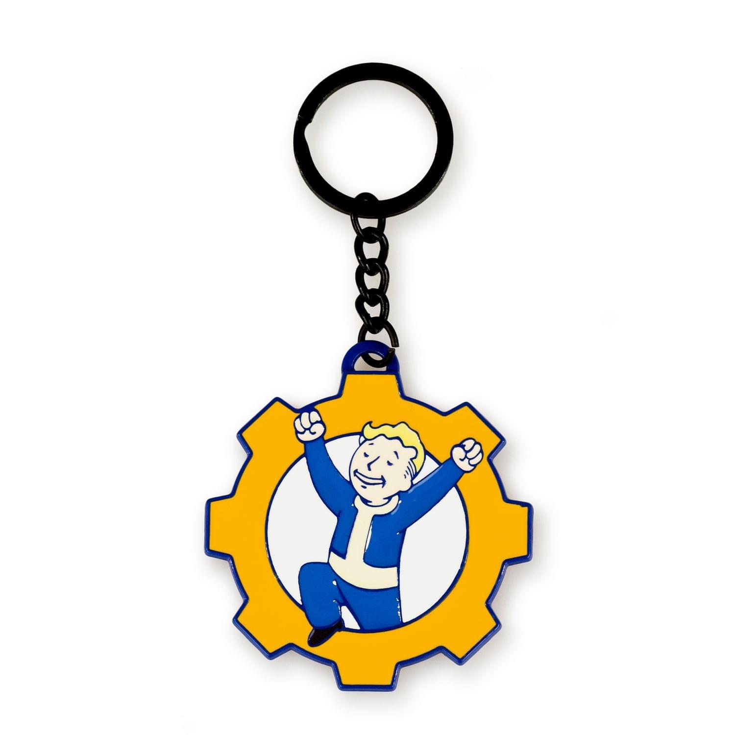 Alt View 10. Bioworld - Fallout Collectibles | Vault Boy Collector’s Edition Reclamation Day Keyring - Multicolored.