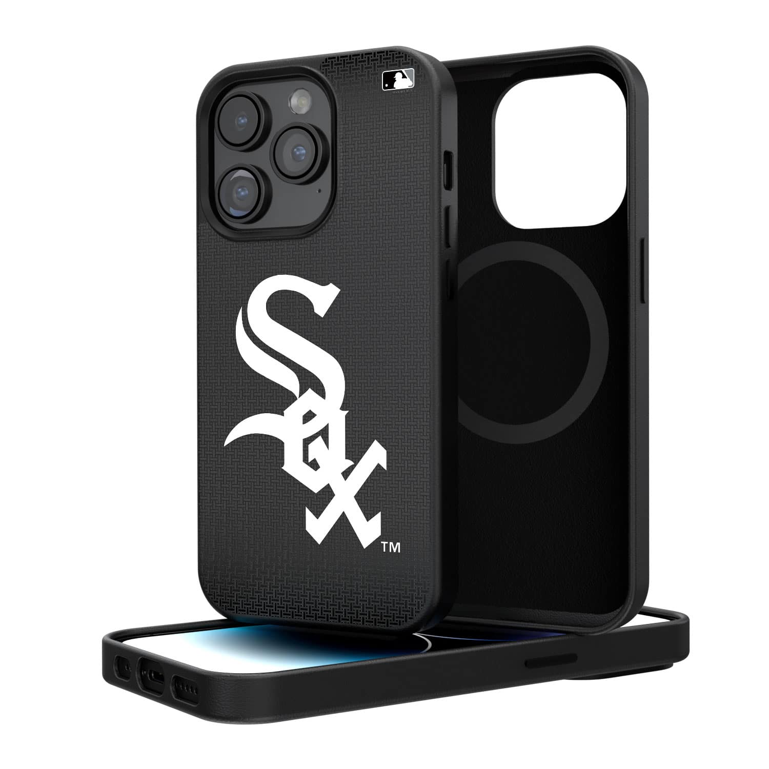 Keyscaper - MLB - Chicago White Sox Linen Logo iPhone Magnetic Bump Case - 15 Pro Max - Black price history on PriceWatchPro
