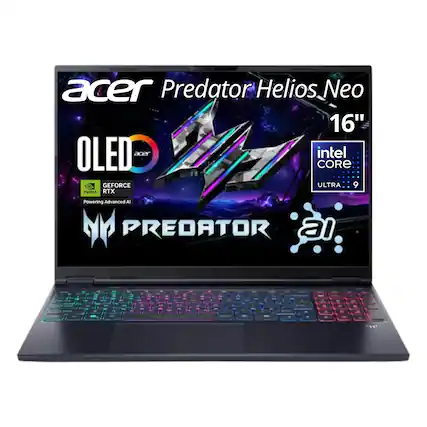 acer Predator Helios Neo 16" OLED
acer Intel Core Ultra 9 NVIDIA RTX
GEFORCE RTX
Powering Advanced AI
PREDATOR
AI