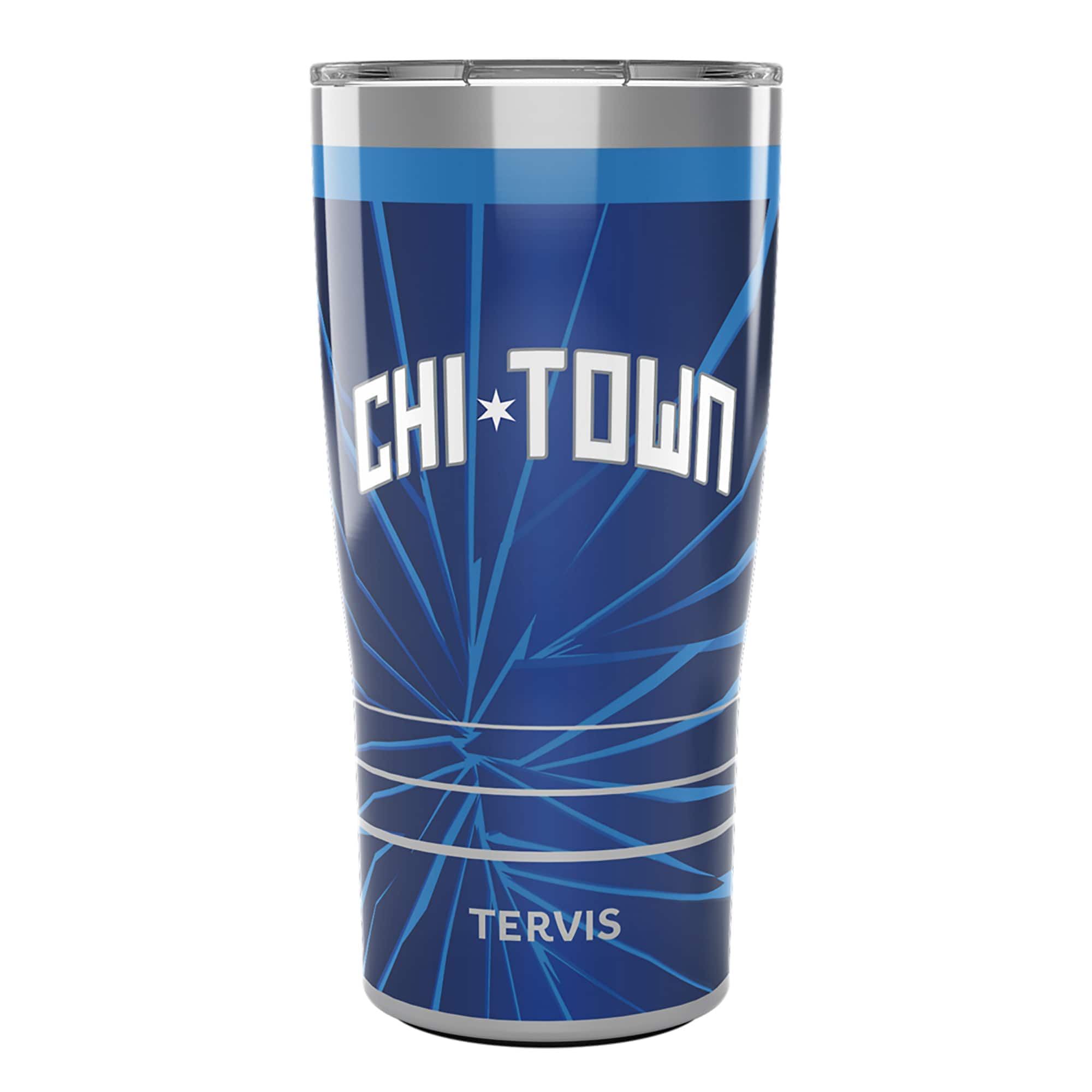 Tervis - Chicago Sky 20oz. Rebel Stainless Steel Tumbler - Multicolor