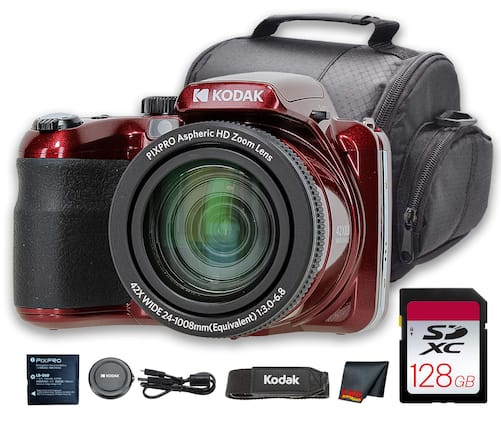 KODAK Aspheric HD PIXPRO Zoom Lens 10 42XB NDEAKTE PIXPRO L8-060 - 42X WIDE 1:3.0-6.8 1:3.24-1008mm (Equivalent) N KODAK Kodak BLECTRONICS KAVE a SP XC 128 GB