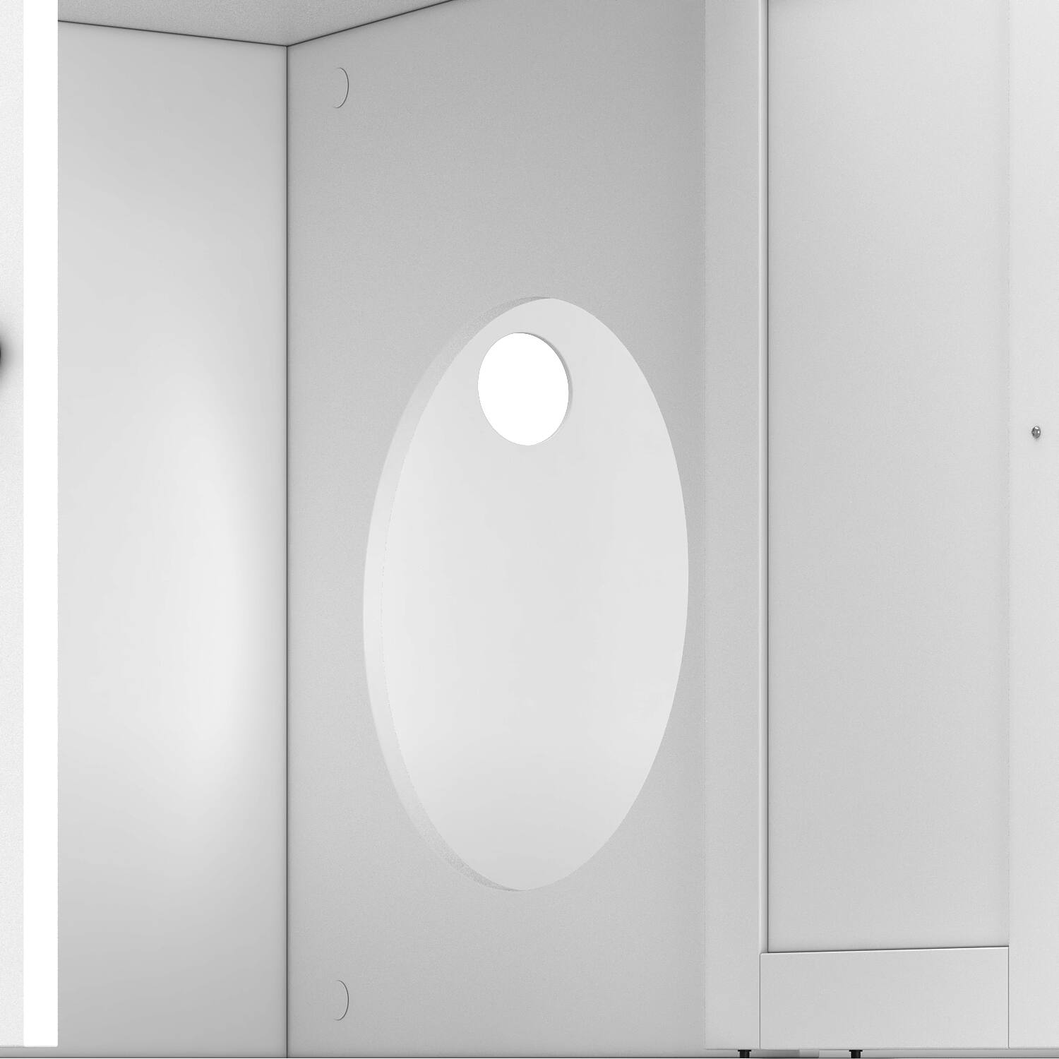 Alt View 4. Famapy - Modern Cat Litter Box Enclosure Cabinet Hidden Cat Furniture with Storage & Ventilation for Stylish Homes.