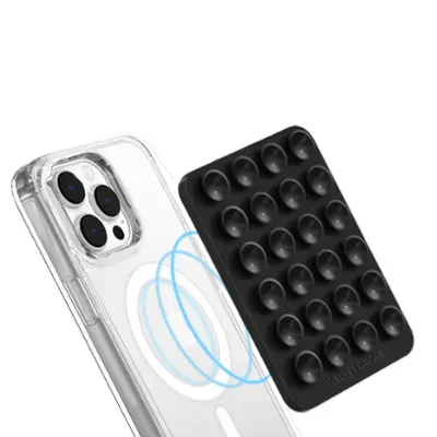 VELVET CAVIAR - MagSafe MightyGrip for most cell phones - Black