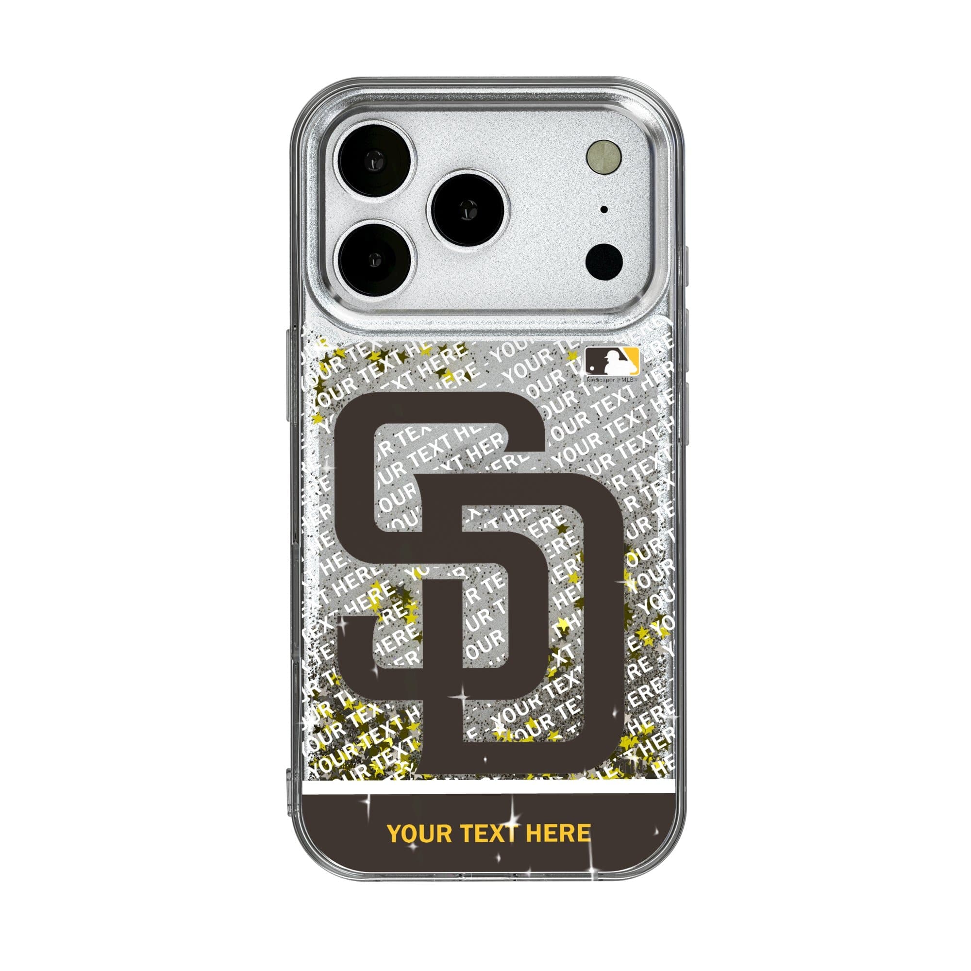 Keyscaper - MLB - San Diego Padres iPhone Personalized Glitter Case - 16 Pro - Multicolor price history on PriceWatchPro
