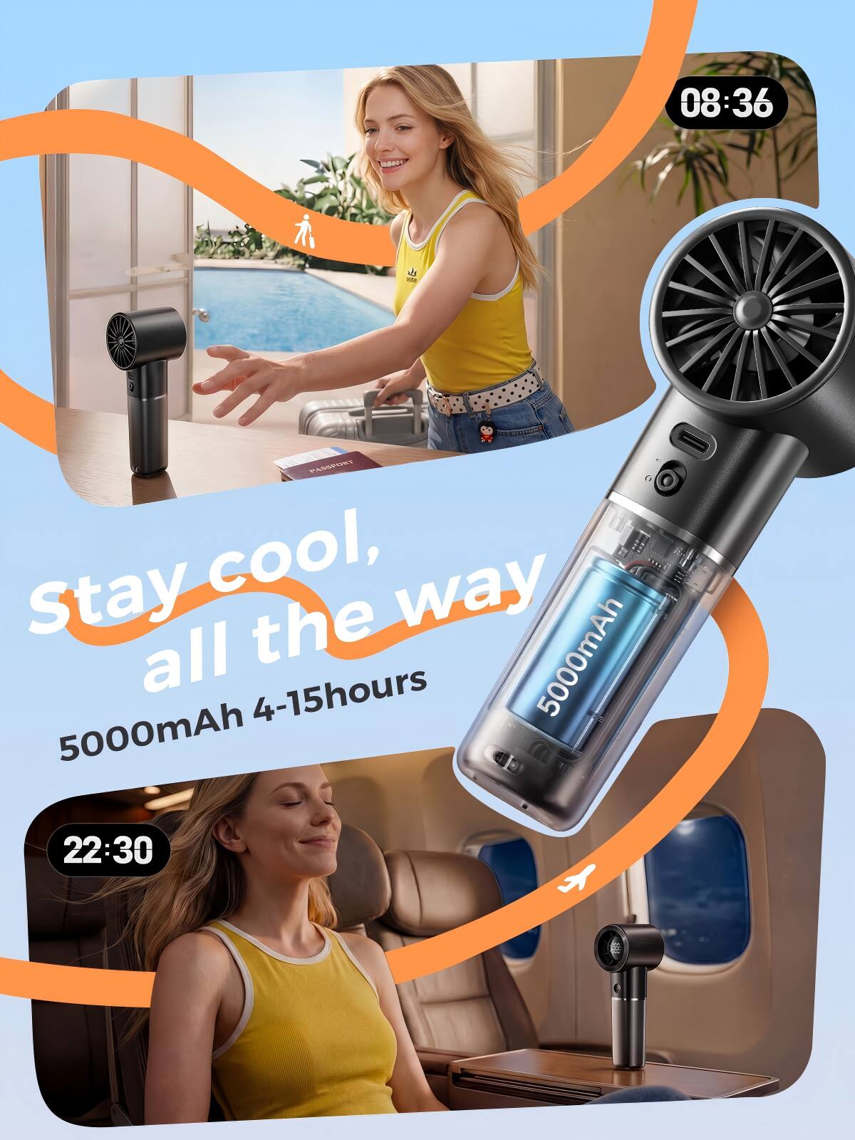 08:36  ade - PUE Stay cool, all the way 5000mAh 4-15hours 5000mAh 22:30