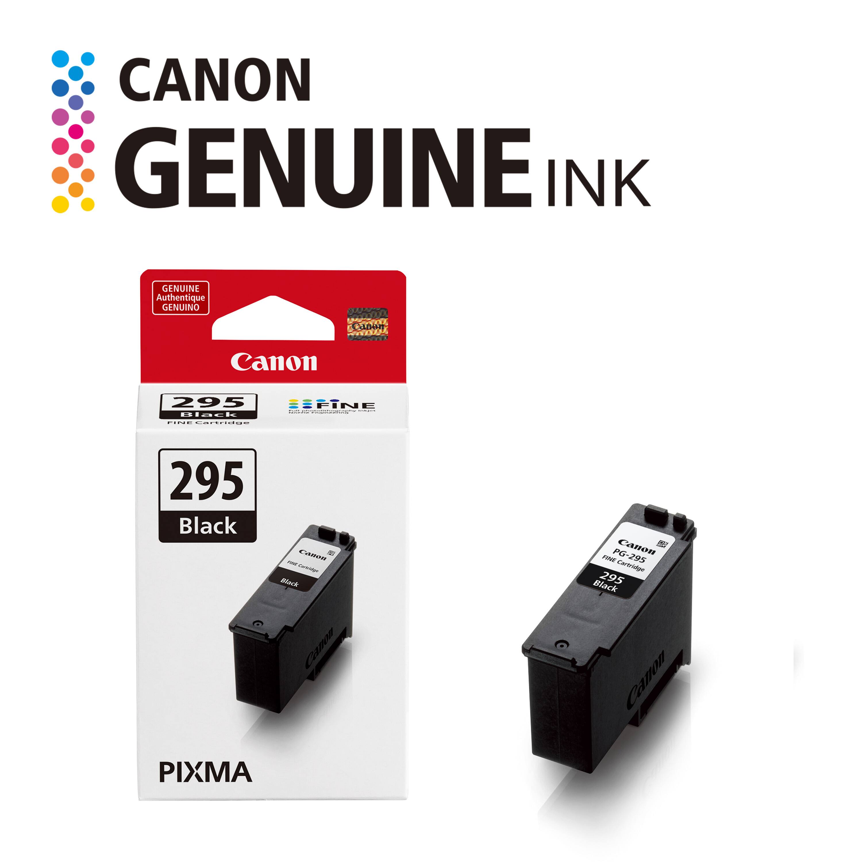 CANON GENUINE INK

295 Black

Canon Genuine Ink Cartridge

PIXMA

PG-295 Black