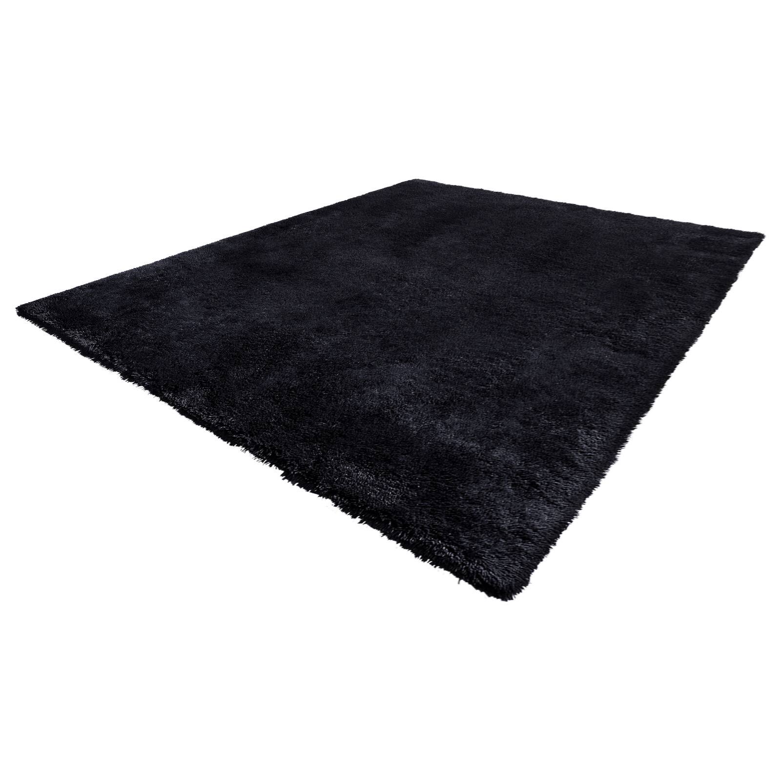 Alt View 5. VEVOR - Indoor Plush Area Rugs, 8 x 10 ft Soft Plush Carpet, Furry Shag Area Rugs for Living Room, Bedroom, Sunroom - Black.