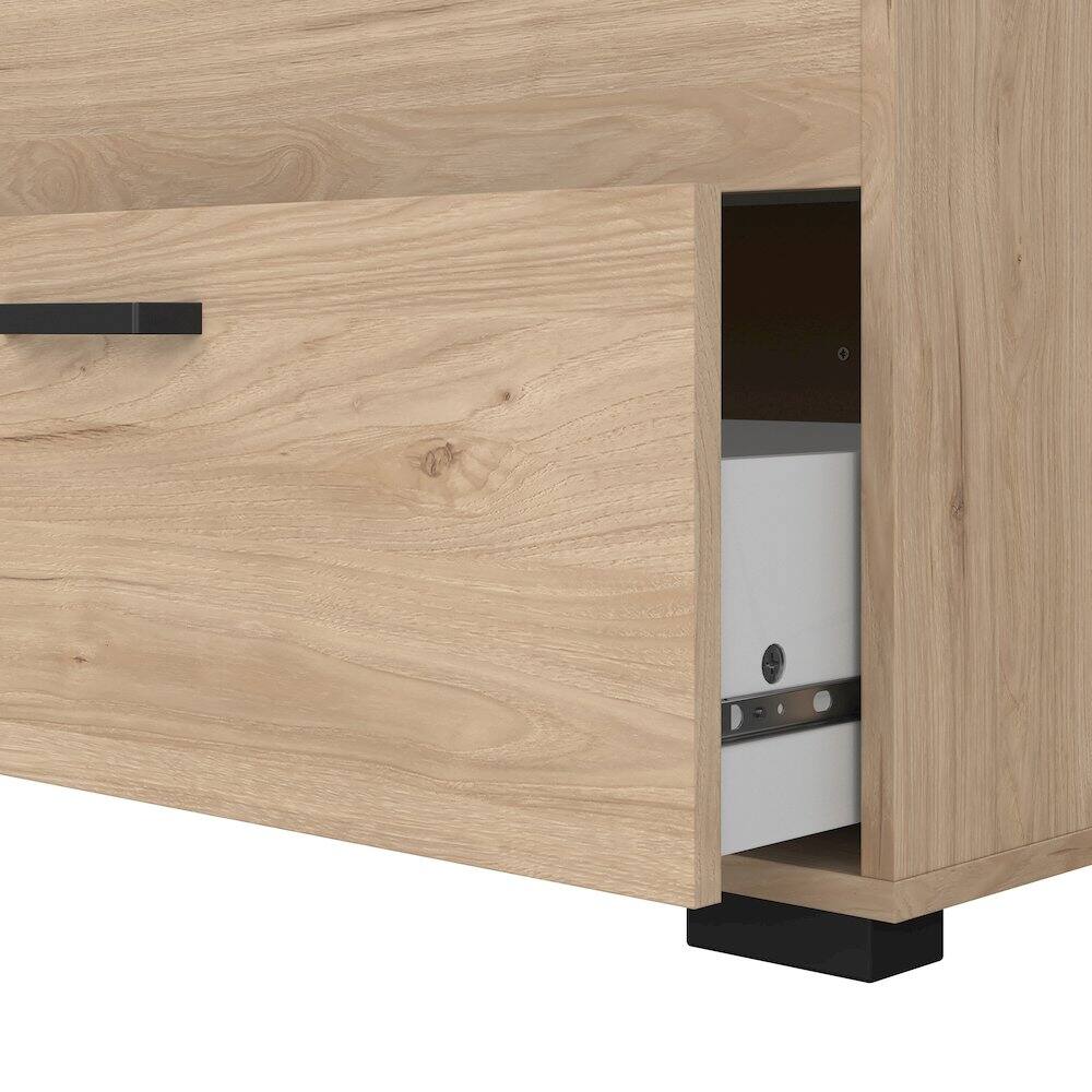 Alt View 2. Tvilum - Sofia 6 Drawer Double Dresser, Jackson Hickory - Brown.